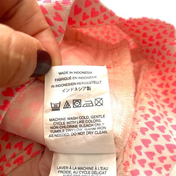 Crewcuts Pink Heart Print Frankie Kids Shorts - Picture 5 of 16